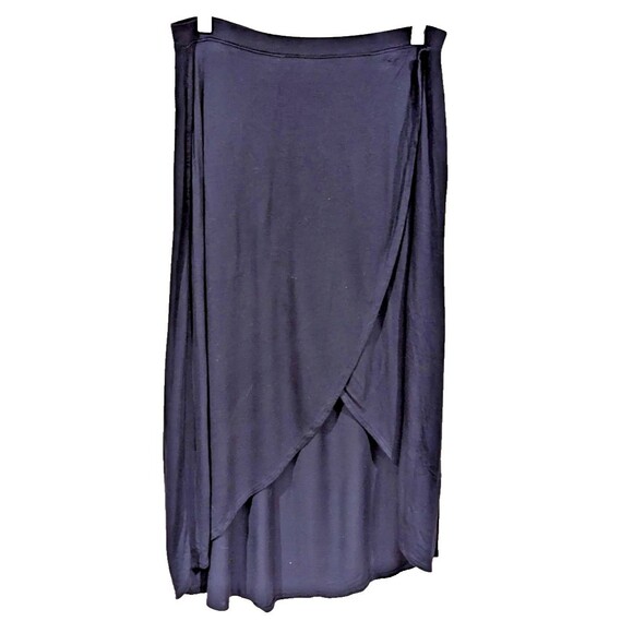Gap Skirt Women's Sz S Navy Blue Tulip‎ Skirt Rayon Viscose Soft Girl Feminine - Picture 1 of 6